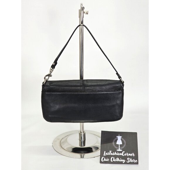 Coach Women's Black Leather Ashley Evening Credit Card Wallet Wristlet M 2070 - Picture 5 of 15